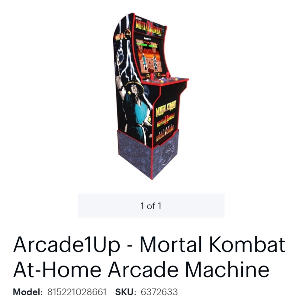 Game System (MORTAL COMBAT ARCADE GAME)